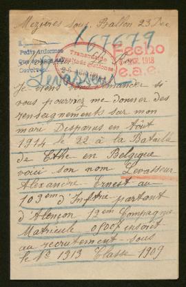 Expediente de Alexandre Levasseur