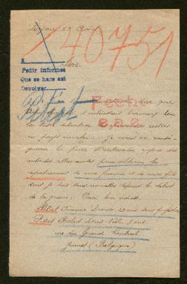 Expediente de la familia Pitiot-Pouillard