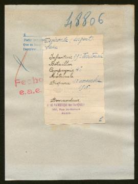 Expediente de Léon Degironde