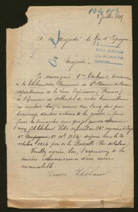 Expediente de Félix Thibaud