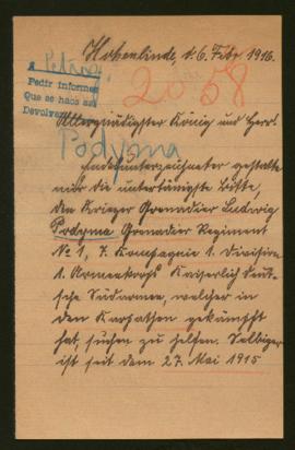 Expediente de Ludwig Podyma