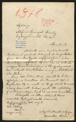 Expediente de Gyula Demeter