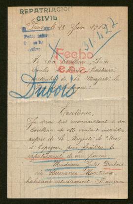 Expediente de Hermance Dubois Mortreux