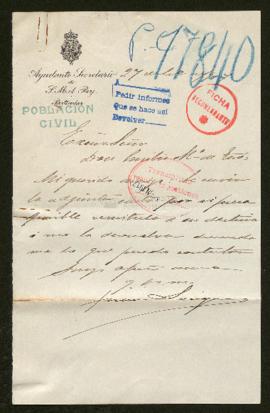 Expediente de Joseph Flamme y esposa