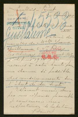 Expediente de Yvonne Guillaume