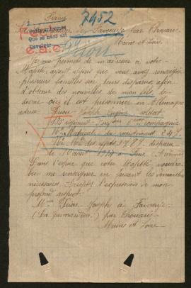 Expediente de Joseph Eugène Priou
