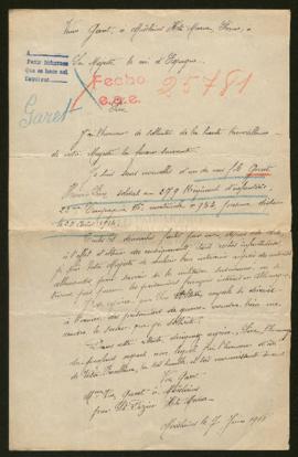 Expediente de Henri Léon Garet