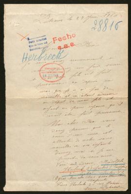 Expediente de Rodolphe Herbreck