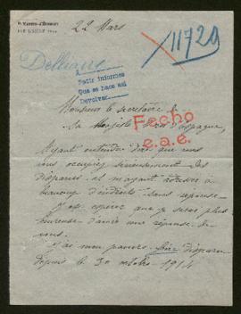 Expediente de Ernest Delliaux