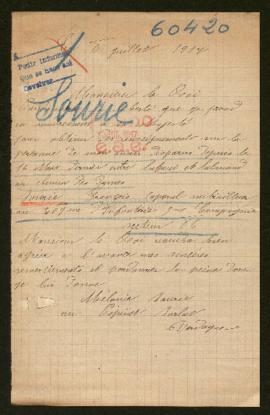 Expediente de François Sourie