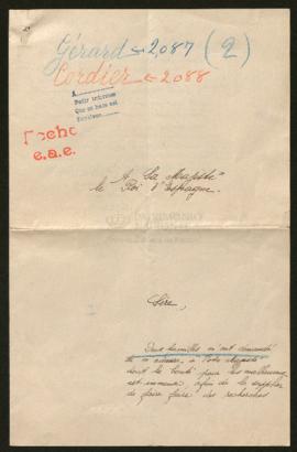 Expediente de Claude Gerard y Felix Cardier