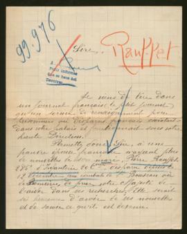 Expediente de Pierre Rauffet