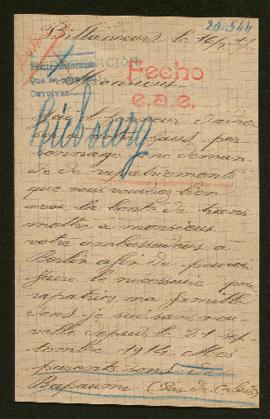 Expediente de la familia Ricbourg Pannequin y Blanche Dhénin