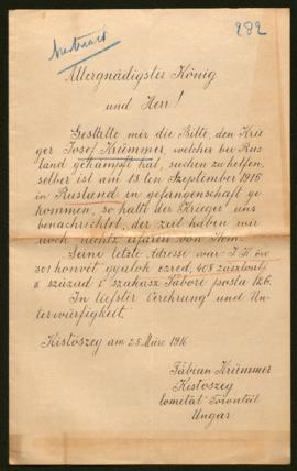 Expediente de Josef Krümmer