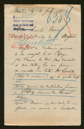 Expediente de monsieur Lariolette