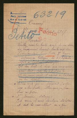 Expediente de Louis Petito