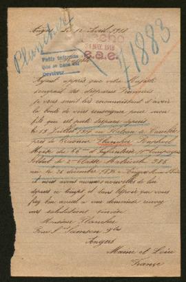 Expediente de Raphaël Moïse Plancher