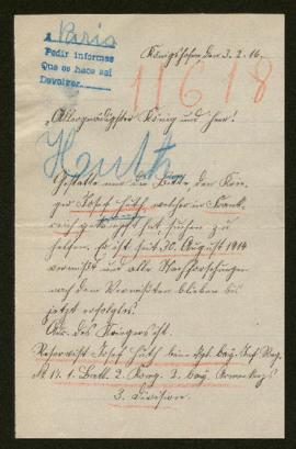 Expediente de Joseph Huth