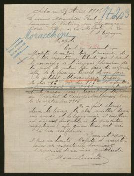 Expediente de Eugène Moracchini
