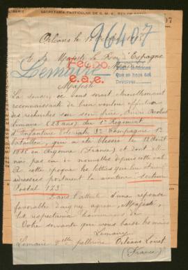 Expediente de André Robert Lemaire