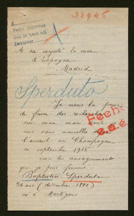 Expediente de Baptistin Adrien Sperduto