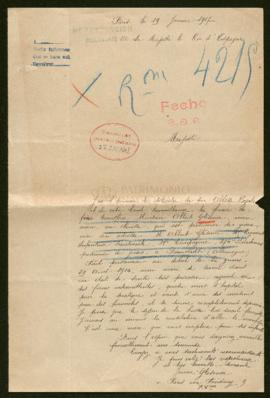 Expediente de Albert Glésener