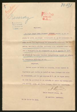 Expediente de Roger Jean Fenand Reverdy