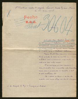 Expediente de Jean Baptiste Prat