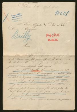 Expediente de Maurice Eugène Bailly