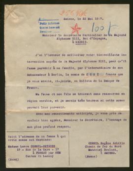 Expediente de Laure Cornil Détroye e hijo