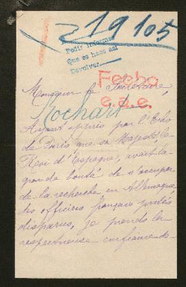 Expediente de Maurice Rochart