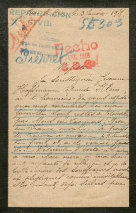 Expediente de la familia Pierret Hoffman