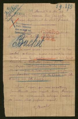 Expediente de Léonie Buchet Tambour