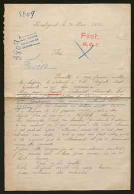 Expediente de Ferdinand Alexandre Favier