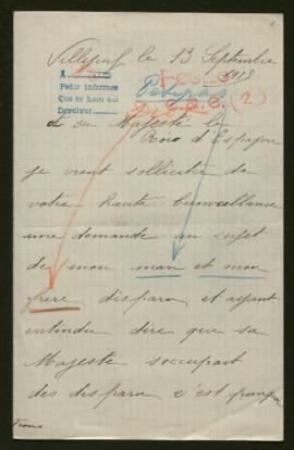 Expediente de François Jean Marie Petipas y René Georges Alexandre Diot