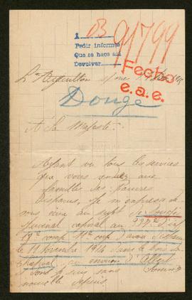 Expediente de Juvenal Dougé