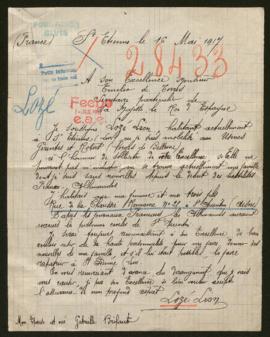 Expediente de Gabrielle Lozé Brifaut e hijos