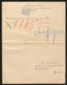 Expediente de Heinrich Lepper