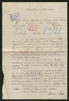 Expediente de Thérèse Logothetis Sorby y Robert Sorby