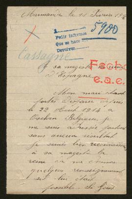 Expediente de Marceau Gabriel Cassgne