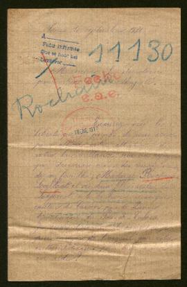 Expediente de la familia Rochain-Lallart