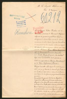 Expediente de Elina Albine Heuchon Dumonceau