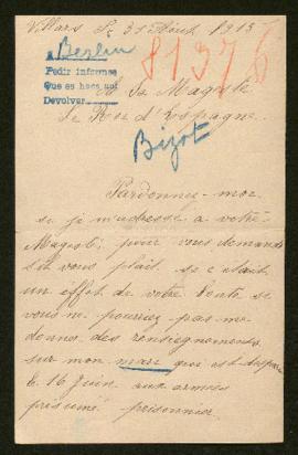 Expediente de Marie Bizot