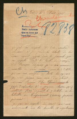 Expediente de Fernand Félix Chaudemanche