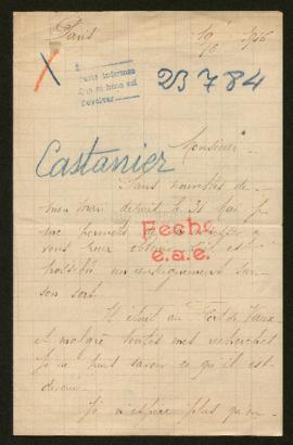 Expediente de Antoine Castanier