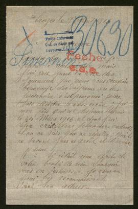 Expediente de Raymond Maurice Simonin