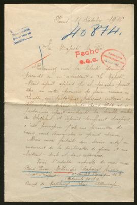 Expediente de René Pierre Mellinger