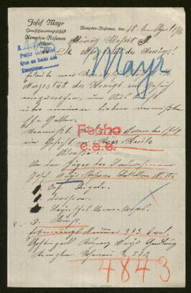 Expediente de Josef Mayr