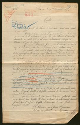 Expediente de la familia Charlet Hut