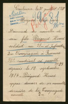 Expediente de Henri Périgaud